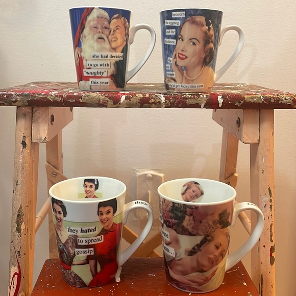 (Get 4!) Anne Taitnor Retro Mug Collection - Picture 1 of 16